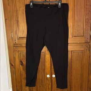 Muk Luks Women’s Thick Black Legging Sweatpant Bottoms Size XXL